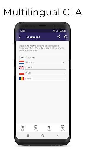 CAO voor Uitzendkrachten Screen 2