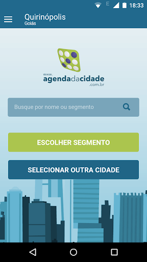 Android application Agenda da Cidade screenshort