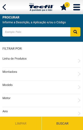 Catálogo Filtros Tecfil Screen 2