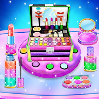 Makeup kit cake Doll makeup games for girls