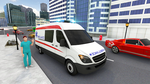 Ambulance Simulator Car Driver  screenshots 11