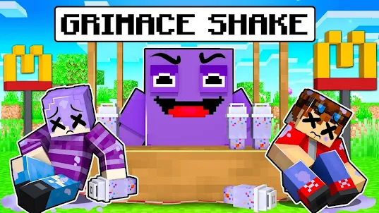Grimace Shake Minecraft Mod