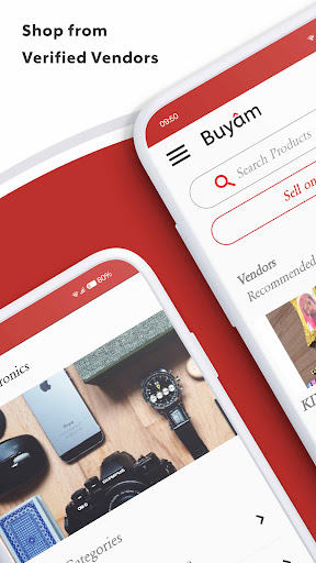 Android application Buyam screenshort