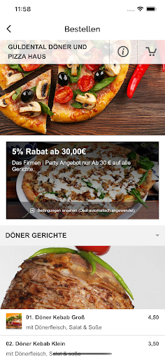Guldental Döner und Pizza Haus Screen 2