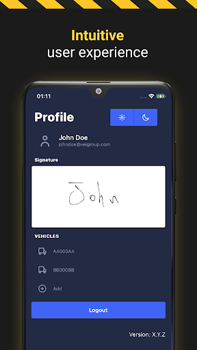 Android application Load 'n Sign screenshort