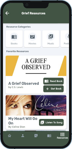 Grief Support - Hope Kit Screen 3
