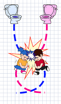 Toilet Rush: Slice Puzzle - Screenshot 1