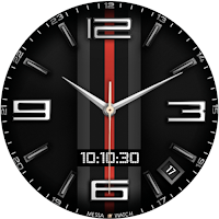 Analog Watch Face Color Line