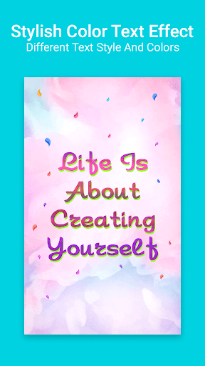 Android application Stylish Color Text Effect screenshort