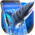 Cover Image of Télécharger 3D tiger sharks theme 1.1.9 APK