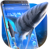 3D tiger sharks theme icon
