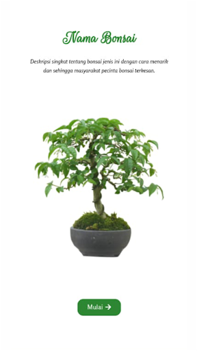 Android application Boyolali Bonsai screenshort
