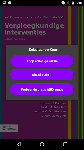 Verpleegk. interventies (NIC) Screen 2