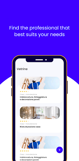 Android application Godot: Home freelance services screenshort