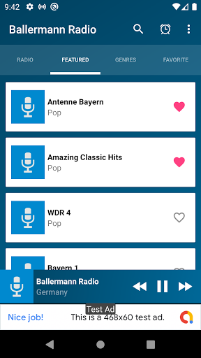 Ballermann Radio App Screen 3
