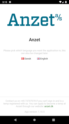 Android application Anzet screenshort