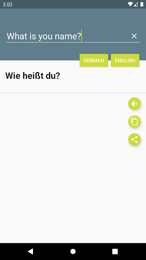Deutsch-Englisches Wörterbuch Screen 3