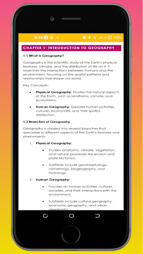 Geography Textbook (GCE) Screenshot 3 - AppWisp.com