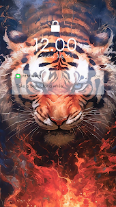 Tiger Neon Wallpaper