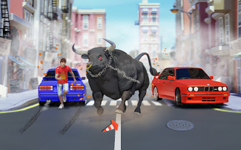 Angry Bull Attack Cow Games 3D 2.5 APK + Mod (Unlimited money) إلى عن على ذكري المظهر