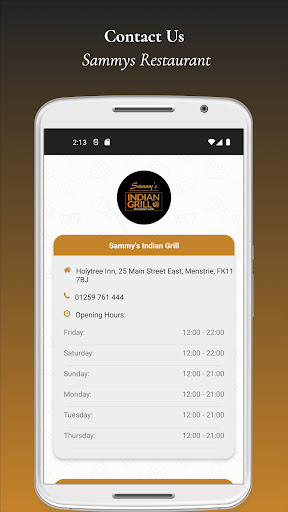 Sammys Restaurant Menstrie Screen 3