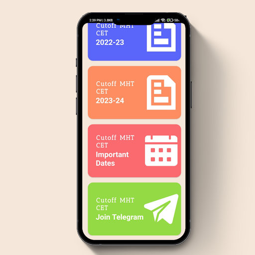 Cutoff MHT CET : 2023-24 Screen 3