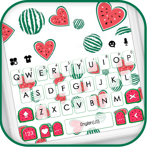 Watermelon Doodle Keyboard The logo