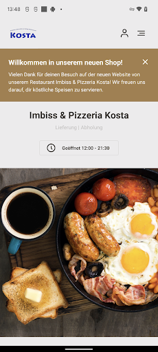 Android application Imbiss & Pizzeria Kosta screenshort