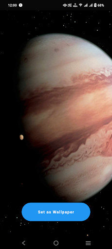 Android application Jupiter Wallpaper screenshort