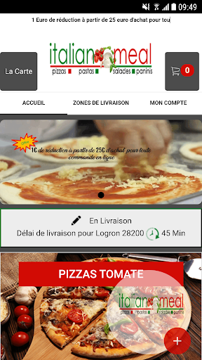 ITALIAN MEAL Screen 2