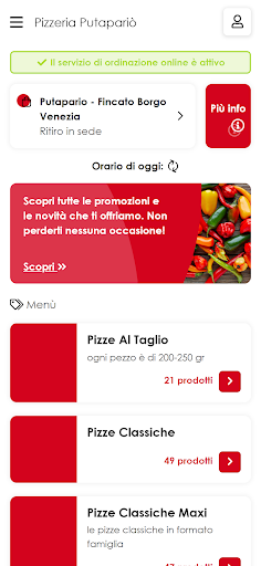 Pizzeria Putapariò Screen 2