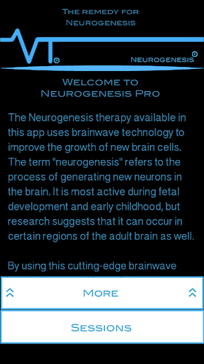 Android application Neurogenesis Pro screenshort