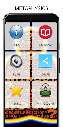 Android application THE CRITIQUE OF PURE REASON screenshort