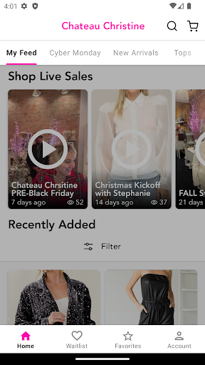 Android application Chateau Christine screenshort