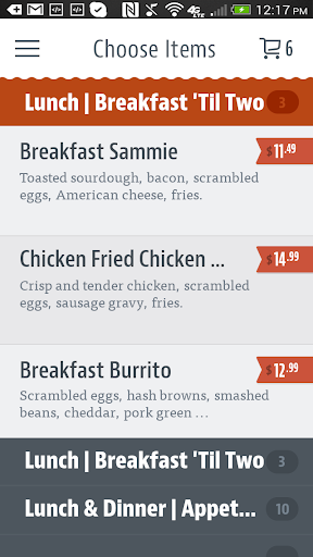 Rexs American Grill Screen 3