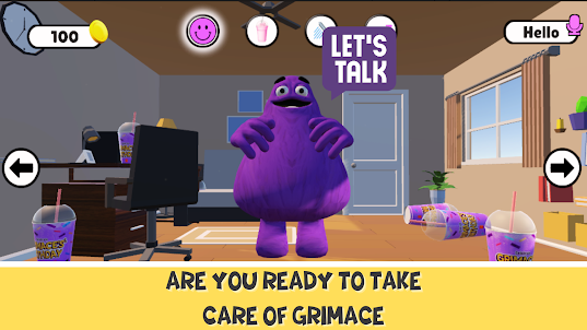Talking Grimace