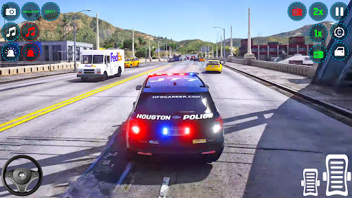 US Police City Car Game 3d screenshot 9