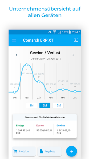 Android application Comarch ERP XT screenshort