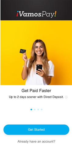 Android application VamosPay Card Mobile App screenshort