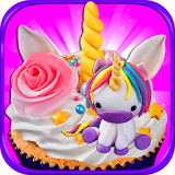 Unicorn Dessert Food Maker - Rainbow Cooking games icon