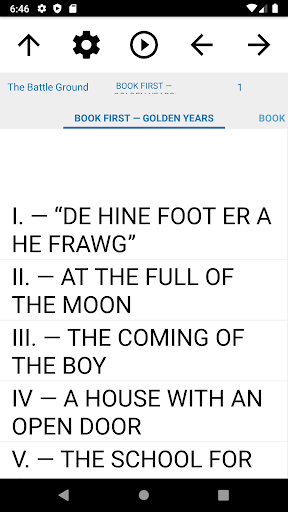 Book, The Battle Ground Screen 2