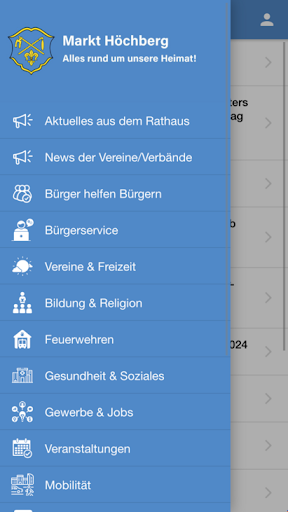 Android application Markt Höchberg screenshort