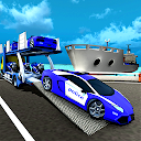 Police Car Transporter Ship icon