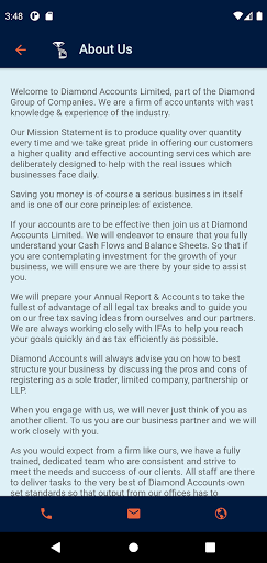 Diamond Accounts Screen 2
