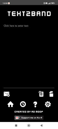 Text2Band send text to Mi Band Screen 2