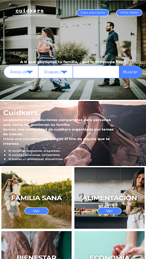 Android application Cuidkers screenshort