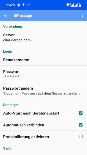 dMessage Screen 3