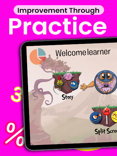 Screenshot of Monster Math: Kids Game