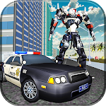 Cover Image of Unduh Polisi AS Mengubah Mobil Robot: Kota Salju Nyata 1.0.7 APK