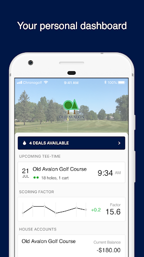 Android application Old Avalon Golf Course screenshort